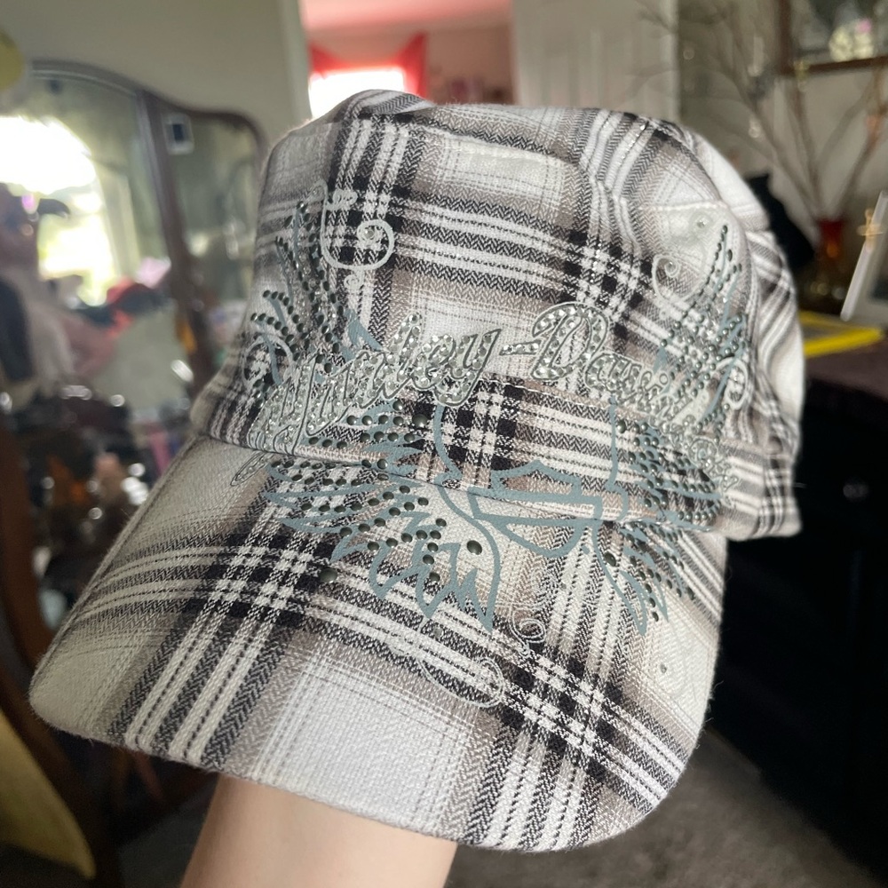 Vintage Y2K Harley Davidson bedazzled hat